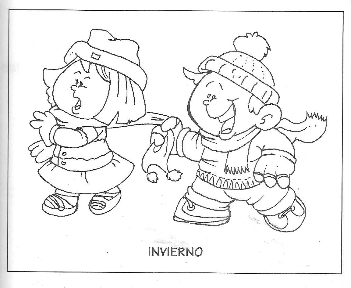 Las estaciones del año para colorear para niños - Imagui Las estaciones del año para colorear para niños - Imagui