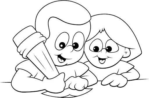 Imagenes de estudiar para colorear - Imagui Imagenes de estudiar para colorear - Imagui