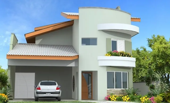 Modelos de frentes de casas pequeñas - Imagui