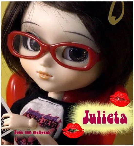 imagenes, fantasia y color: Muñequitas con nombres Letras F a la J