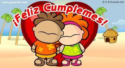 Imagenes de feliz cumple mes de novios - Imagui