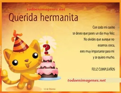 Imágenes de feliz cumpleaños hermana | Descargar imágenes gratis