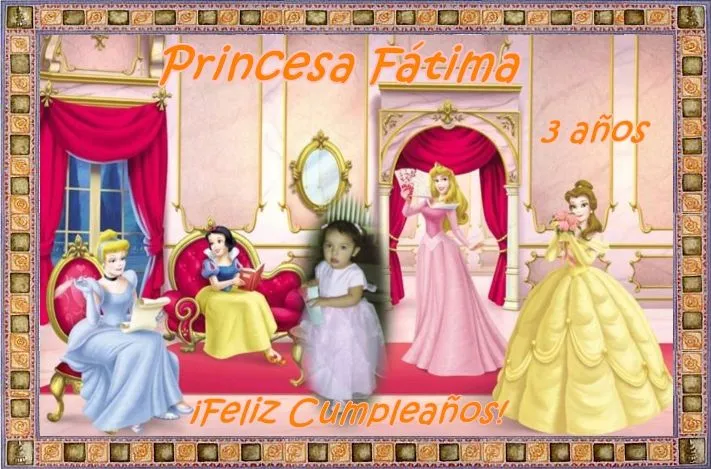 Feliz Cumpleaños Princesa Fátima! | ¡Hasta el final x nuestros niños! Feliz Cumpleaños Princesa Fátima! | ¡Hasta el final x nuestros niños!