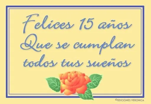 Imagenes de feliz quince años - Imagui