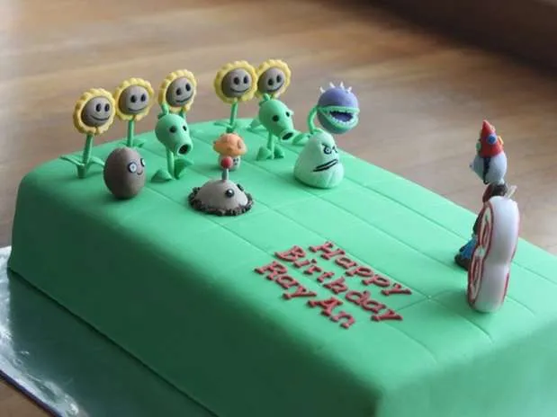 Pasteles de plantas vs zombies - Imagui