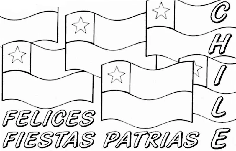 Imagenes de fiestas patrias para colorear e imprimir - Imagui