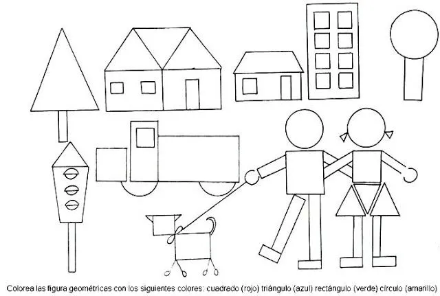 Imágenes con figuras geométricas para colorear - Imagui Imágenes con figuras geométricas para colorear - Imagui