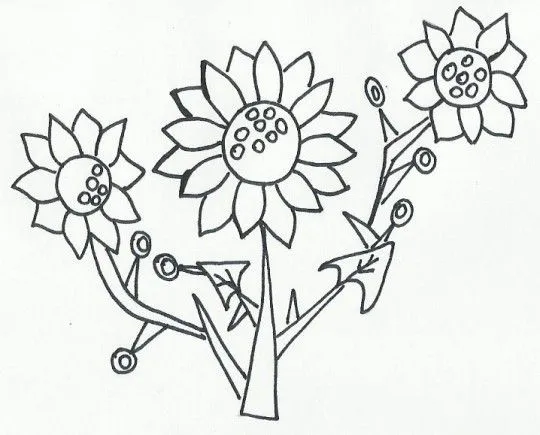 Imagenes-flores-para-pintar- ...