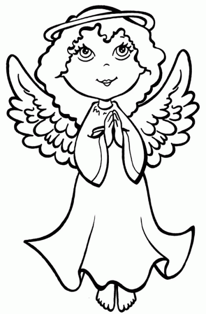 Imagenes y fotos: Angeles de Navidad para Colorear, parte 1 Imagenes y fotos: Angeles de Navidad para Colorear, parte 1