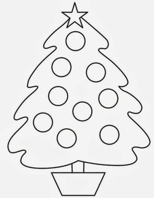 Imagenes y fotos: Arbol de Navidad para Colorear, parte 2 Imagenes y fotos: Arbol de Navidad para Colorear, parte 2