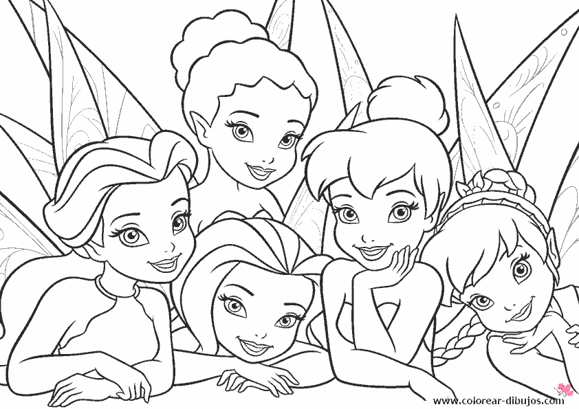 Hadas de Disney para colorear - 8 fotos e imágenes gratis - Imagui