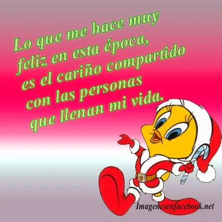 Imagenes, Fotos y Carteles para Compartir: Tweety Feliz Navidad