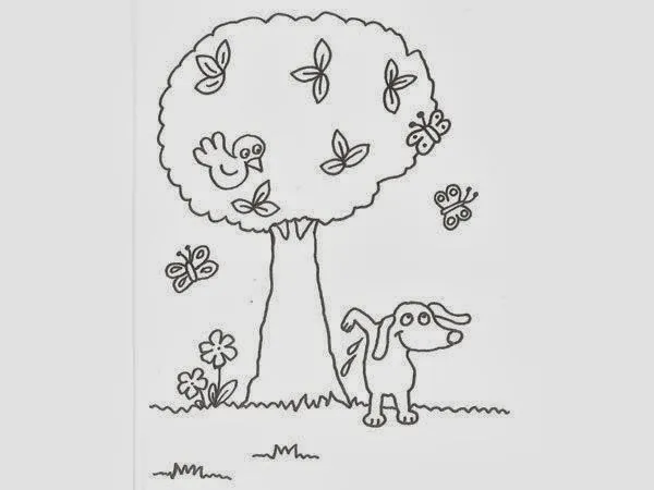 Imagenes y fotos: Dibujos de Arboles para Colorear, parte 2 Imagenes y fotos: Dibujos de Arboles para Colorear, parte 2