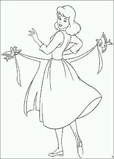 Imagenes y fotos: Dibujos de Cenicienta para Pintar, parte 5 Imagenes y fotos: Dibujos de Cenicienta para Pintar, parte 5