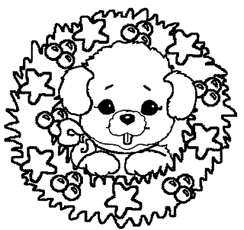 Imagenes y fotos: Dibujos de Coronas Navideñas para Colorear, parte 2 Imagenes y fotos: Dibujos de Coronas Navideñas para Colorear, parte 2