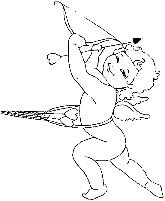 Imagenes y fotos: Dibujos de Cupido para Colorear, parte 2 Imagenes y fotos: Dibujos de Cupido para Colorear, parte 2