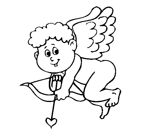 Imagenes y fotos: Dibujos de Cupido para Colorear, parte 2 Imagenes y fotos: Dibujos de Cupido para Colorear, parte 2