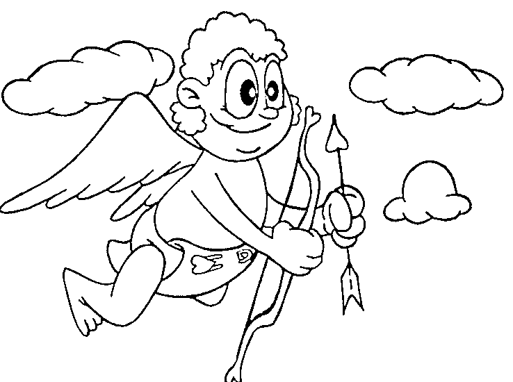 Imagenes y fotos: Dibujos de Cupido para Colorear, parte 2 Imagenes y fotos: Dibujos de Cupido para Colorear, parte 2