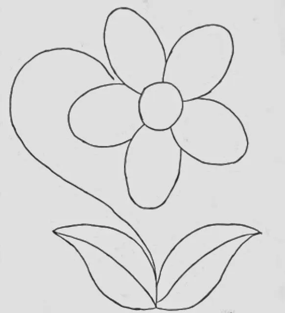 Imagenes y fotos: Dibujos de Flores para Colorear, parte 1 Imagenes y fotos: Dibujos de Flores para Colorear, parte 1