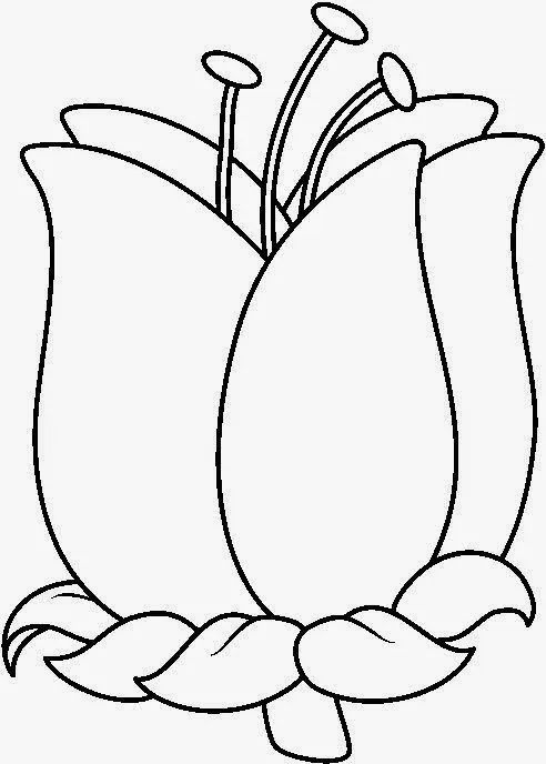 Imagenes y fotos: Dibujos de Flores para Colorear, parte 2 Imagenes y fotos: Dibujos de Flores para Colorear, parte 2