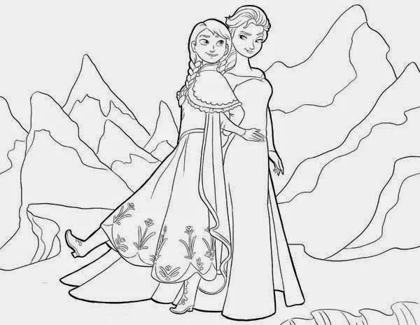 Imagenes y fotos: Dibujos de Frozen para Colorear, parte 3