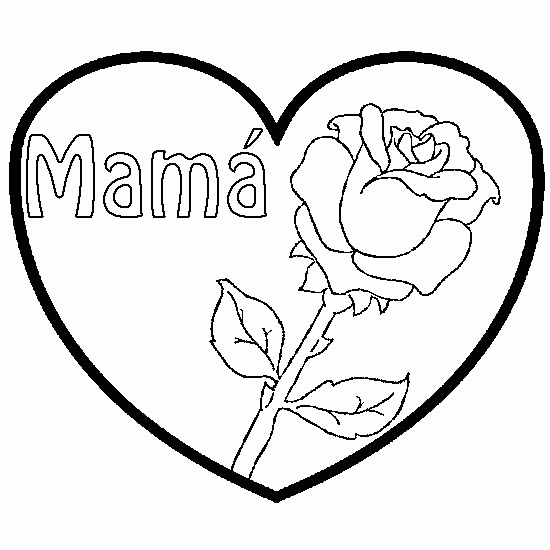 Imagenes y fotos: Dibujos Dia de la Madre para Colorear, parte 1 Imagenes y fotos: Dibujos Dia de la Madre para Colorear, parte 1