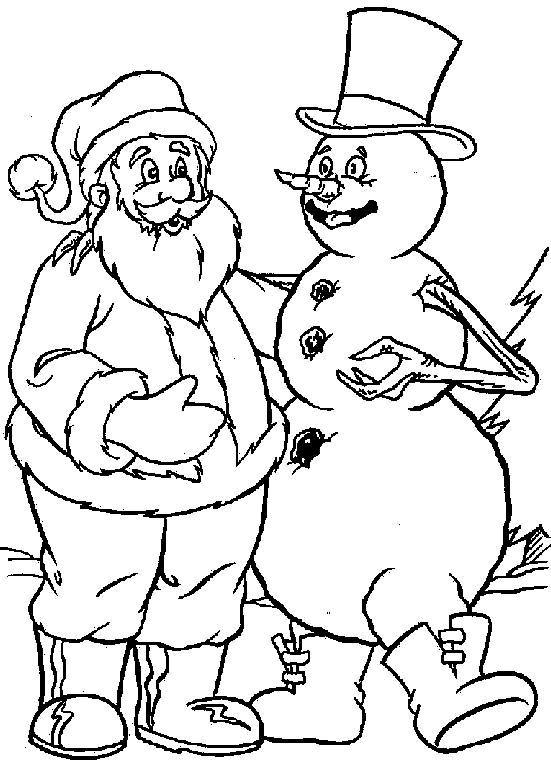 Imagenes y fotos: Dibujos de Muñecos de Nieve para Colorear, parte 2 Imagenes y fotos: Dibujos de Muñecos de Nieve para Colorear, parte 2