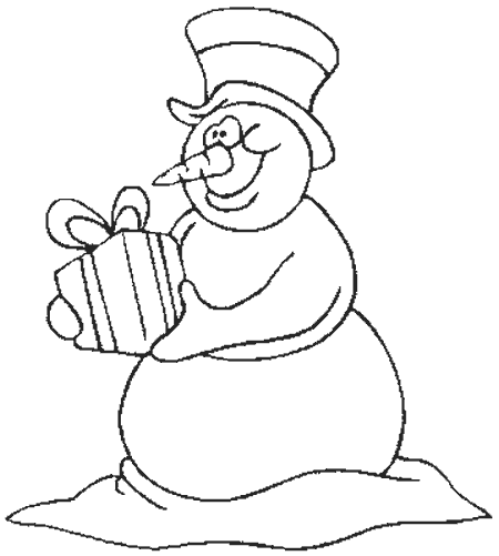 Imagenes y fotos: Dibujos de Muñecos de Nieve para Colorear, parte 4