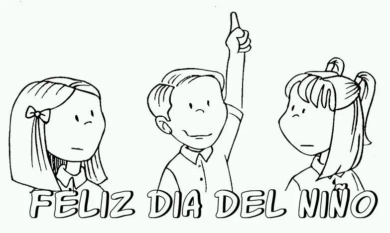 Imagenes y fotos: Dibujos Dia del Niño para Pintar, parte 1 Imagenes y fotos: Dibujos Dia del Niño para Pintar, parte 1