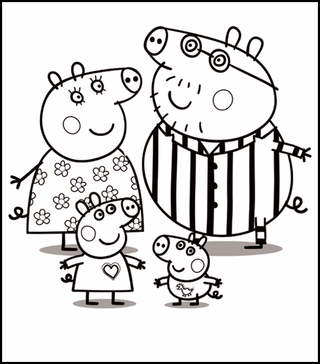 Imagenes y fotos: Dibujos de Peppa para Colorear, parte 3 Imagenes y fotos: Dibujos de Peppa para Colorear, parte 3