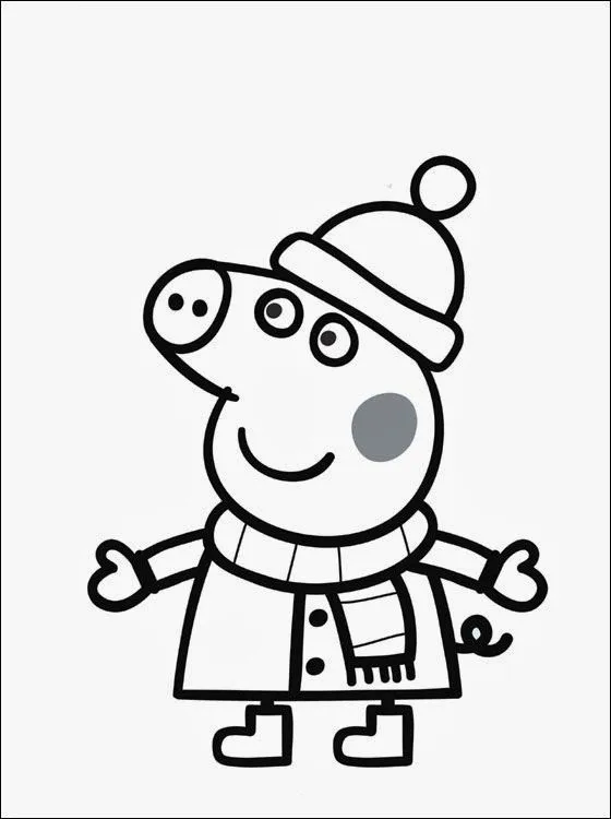 Imagenes y fotos: Dibujos de Peppa para Colorear, parte 1