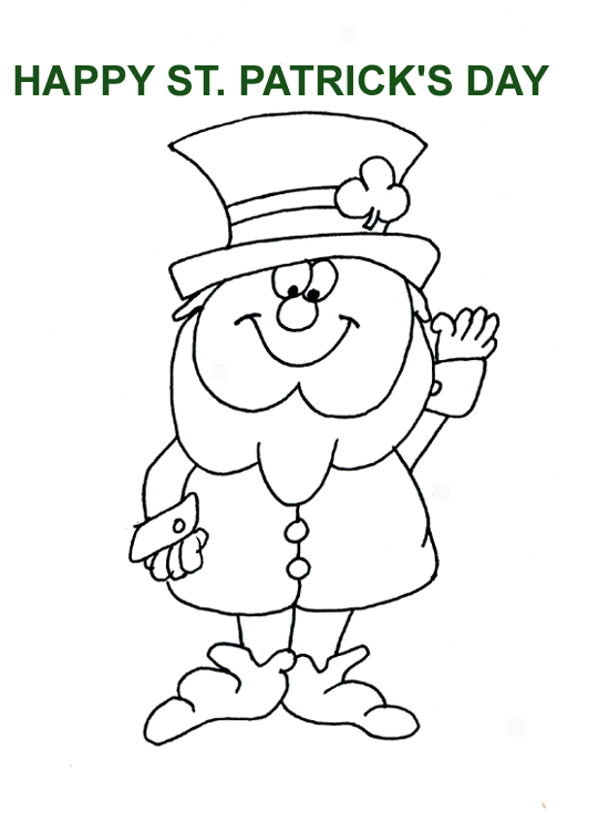 Imagenes y fotos: Dibujos de San Patricio para Colorear, parte 2 Imagenes y fotos: Dibujos de San Patricio para Colorear, parte 2