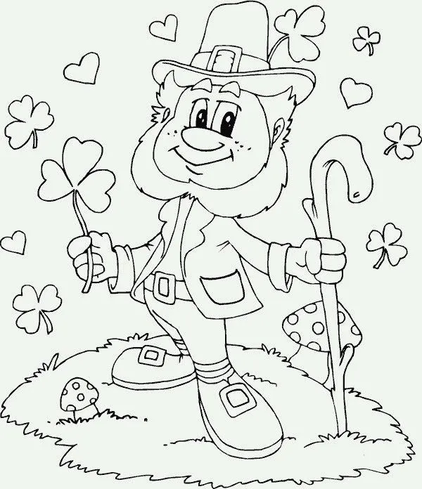 Imagenes y fotos: Dibujos de San Patricio para Colorear, parte 3 Imagenes y fotos: Dibujos de San Patricio para Colorear, parte 3