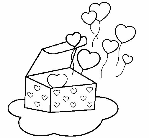 Imagenes y fotos: Dibujos de San Valentin para Colorear, parte 6 Imagenes y fotos: Dibujos de San Valentin para Colorear, parte 6