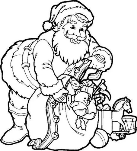 Imagenes y fotos: Dibujos de Santa Claus para Pintar, parte 4