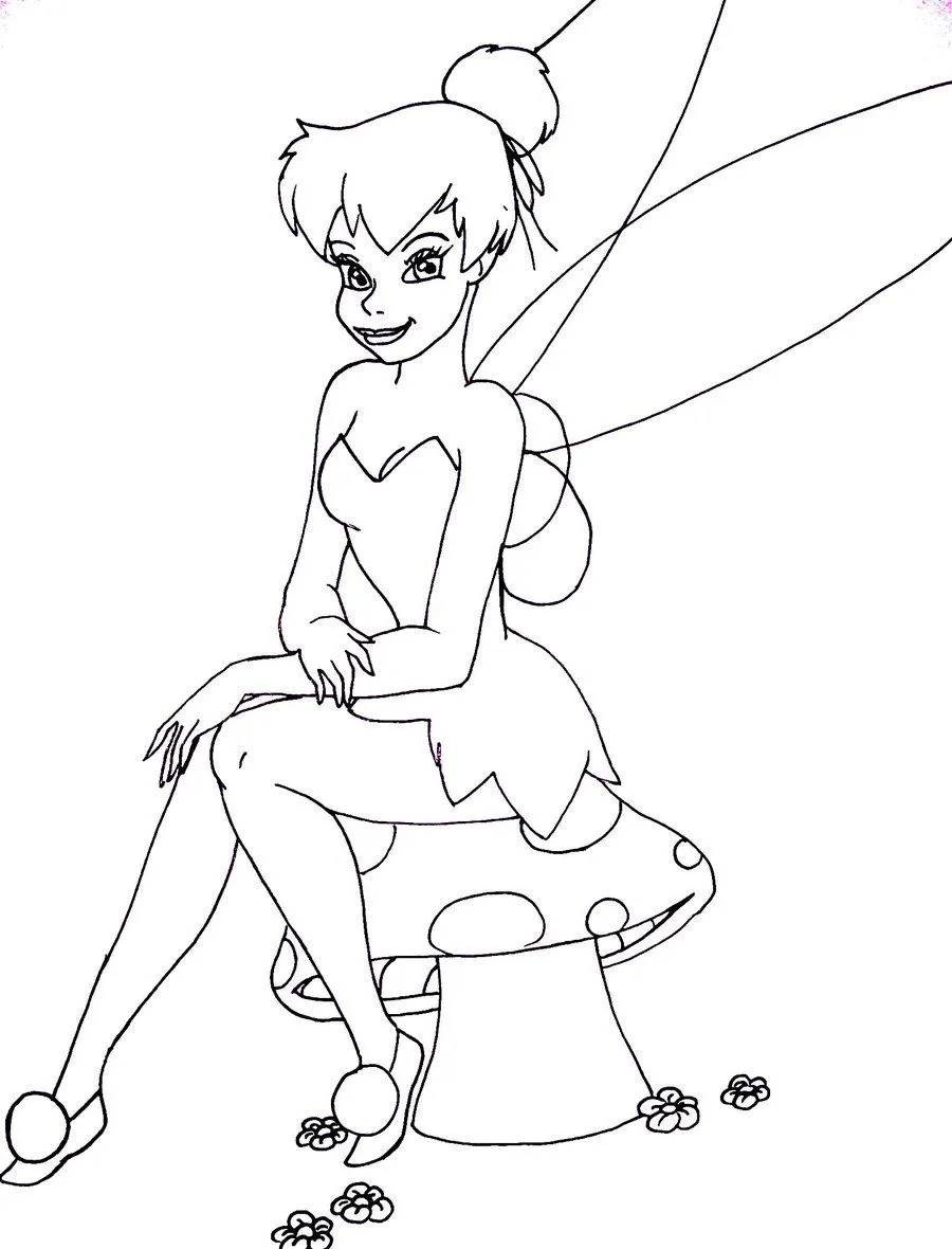 Imagenes y fotos: Dibujos de Tinkerbell para Pintar, parte 3 Imagenes y fotos: Dibujos de Tinkerbell para Pintar, parte 3