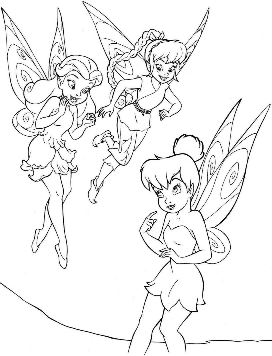 Imagenes y fotos: Dibujos de Tinkerbell para Pintar, parte 2 Imagenes y fotos: Dibujos de Tinkerbell para Pintar, parte 2