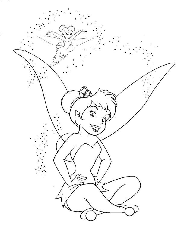 Imagenes y fotos: Dibujos de Tinkerbell para Pintar, parte 3