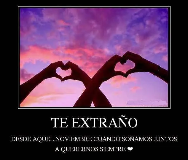 Imagenes de Amor Bonitas: Te extraño Mucho mi amor