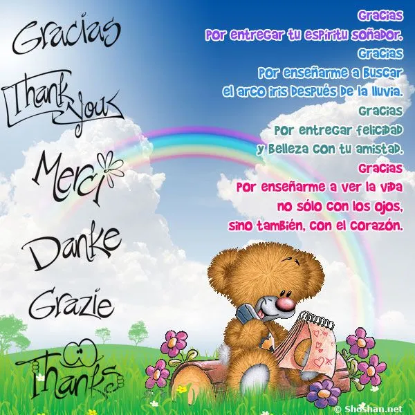 Imágenes y fotos para Facebook: Gracias por entregar felicidad y ... Imágenes y fotos para Facebook: Gracias por entregar felicidad y ...