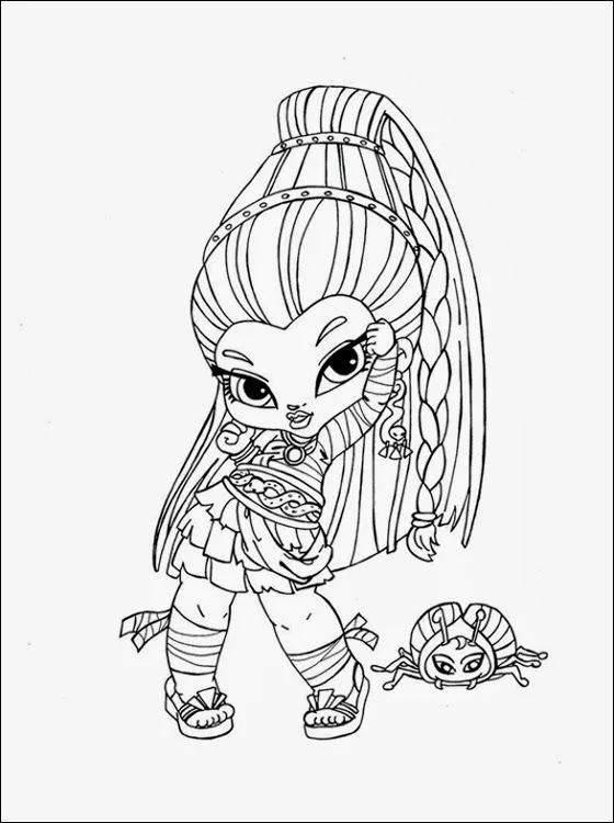 Imagenes y fotos: Monster High Bebes para Colorear, parte 2