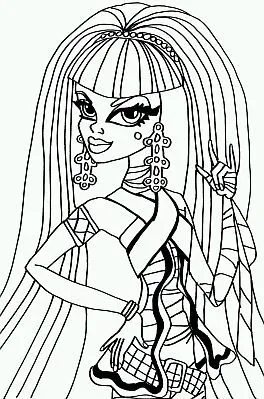 Imagenes y fotos: Monster High, Dibujos para Colorear, parte 1 Imagenes y fotos: Monster High, Dibujos para Colorear, parte 1