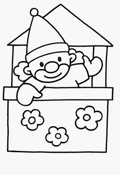 Imagenes y fotos: Payasos para Colorear, parte 6