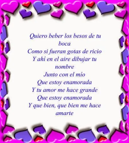 Imagenes y fotos: Poemas de Amor con Corazones, parte 1