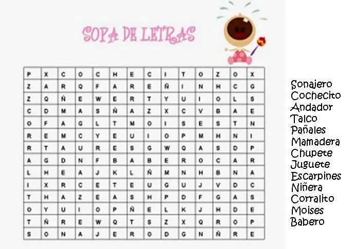 Imagenes y fotos: Sopa de Letras para Niños, parte 2 Imagenes y fotos: Sopa de Letras para Niños, parte 2