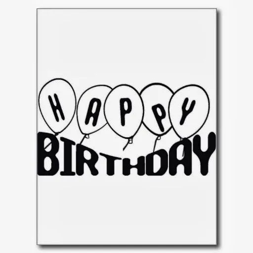 Imagenes y fotos: Tarjetas de Cumpleaños en Blanco y Negro Imagenes y fotos: Tarjetas de Cumpleaños en Blanco y Negro