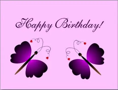Imagenes y fotos: Tarjetas de Cumpleaños con Mariposas, parte 2 Imagenes y fotos: Tarjetas de Cumpleaños con Mariposas, parte 2