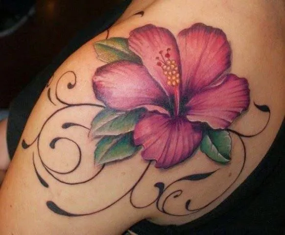 Imagenes y fotos: Tatuajes para Mujeres, Flores, parte 1