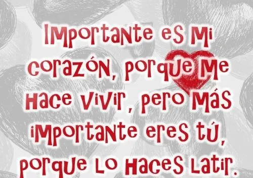 Imágenes con frases de amor | Mi amor... Te amo !