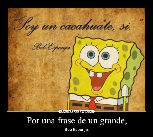 Imagenes con frases de bob esponja - Imagui